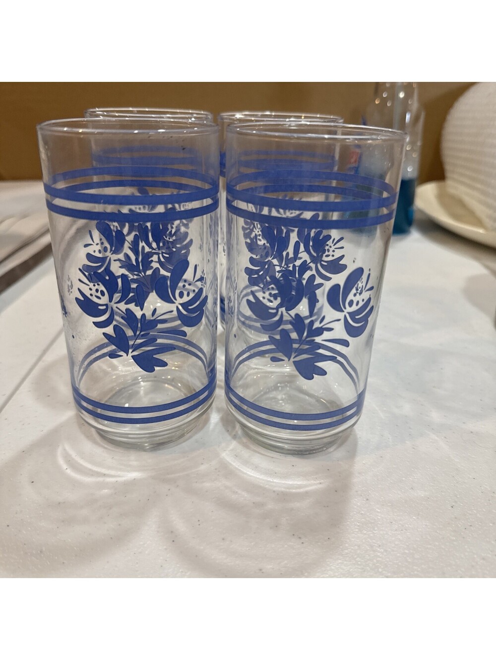 Vintage Pfaltzgraff Yorktown 14oz. Drinking Glass Lot Of 4